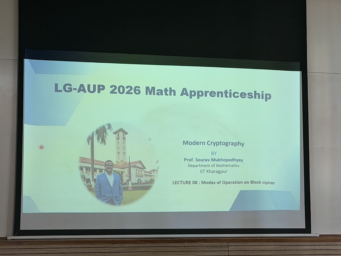 LG-AUP 2026 Math Apprenticeship