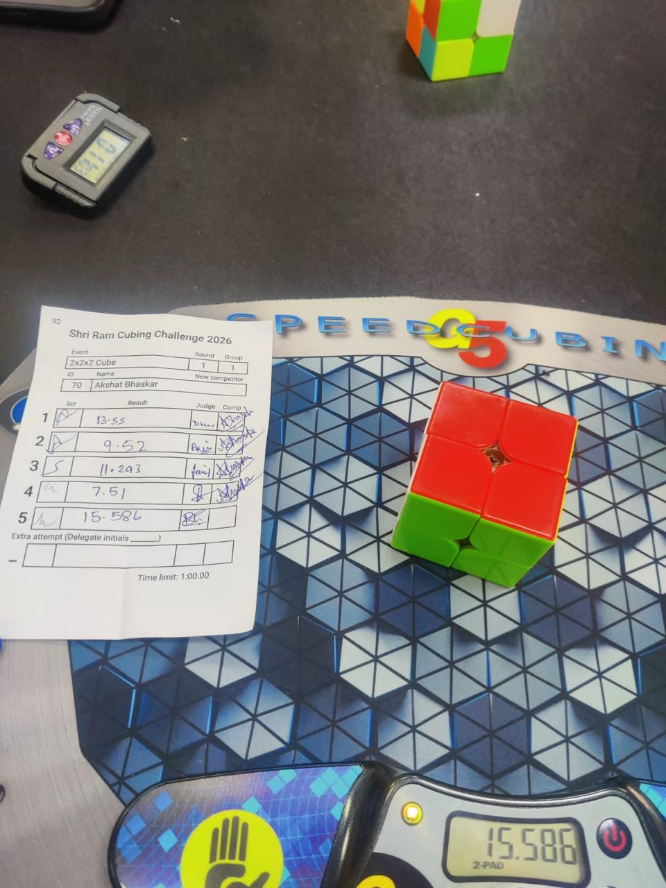 Speedcubing competition