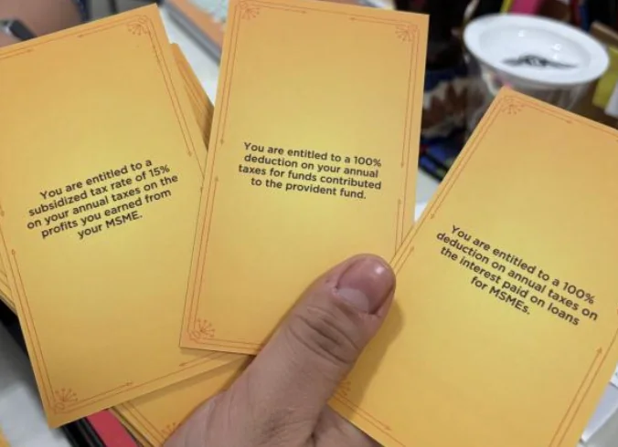 TaxCity cards: tax deductions and rates explained as game cards