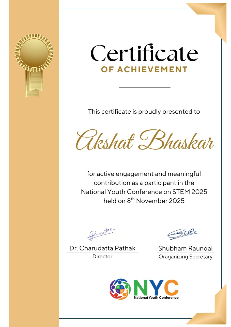 National Youth Conference on STEM 2025.