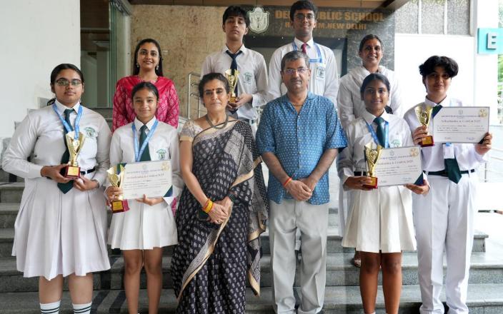 Quizzing Club honours at Delhi Public School, R.K. Puram.