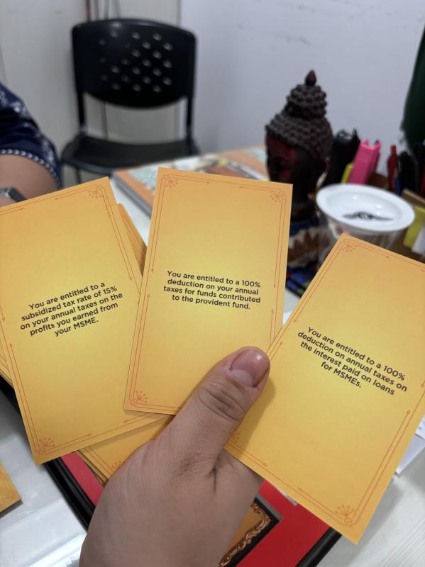 TaxCity tax-benefit cards, teaching deductions and reliefs.